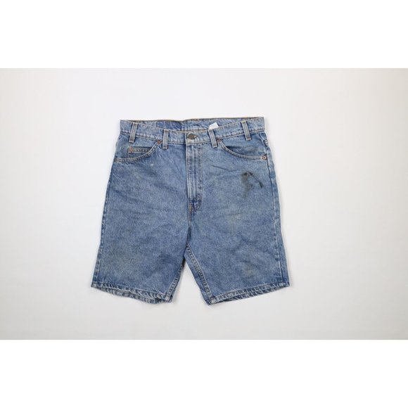 Levi's Other - Vintage 90s Levis 505 Orange Tab Mens 34 Thrashed Denim Jean Shorts Jorts USA